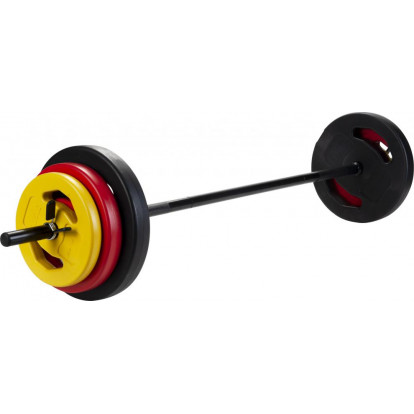 Obouruční nakládací činka P2I - SET 20 kg - 130 cm