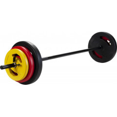 Obouruční nakládací činka P2I - SET 20 kg - 130 cm