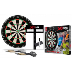 Šipky s terčem XQ MAX Dartboard STARTER SET EUROPE 46 cm