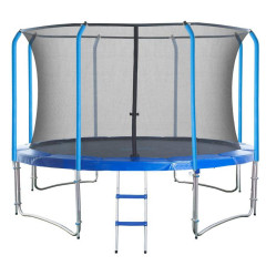 Trampolína SEDCO LUX SET 427 cm + síť a žebřík - modrá