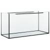 Klasické skleněné akvárium, rozměry 80x40x40 cm, sklo 6 mm, objem 128, tvar obdélníkový. 