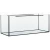 Klasické skleněné akvárium, rozměry 100x40x40 cm, sklo 6 mm, objem 160l, tvar obdélníkový. 