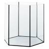 Designové skleněné akvárium, rozměry 35x35x35 cm, sklo 4 mm, objem 31l, tvar šestiúhelníkový HEX. Vhodné jako akvárium nebo dekorační nádoba. 