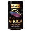 Krmivo AFRIKA CARNIVORE ve formě potápěcích granulí je určeno&nbsp;masožravým a všemohoucím africkým rybám. Obsah balení 100ml/60g. 