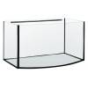 Designové skleněné akvárium, rozměry 100x40x50 cm, sklo 8 mm, objem 200l, tvar vypouklý AP. 