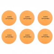 Spokey SPECIAL Pingpongové míčky, 6 ks, oranžové