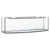 Designové skleněné akvárium, rozměry 200x80x60 cm, sklo 12 mm, objem 960l, tvar vypouklý AP. 