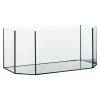 Designové skleněné akvárium, rozměry 80x35x40 cm, sklo 6 mm, objem 112l, tvar panoramatický. 
