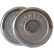 Sada závaží 2x1,25 kg chrom SPARTAN, osa 30 mm