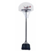 Přenosný koš na basketbal Spartan Hero. Mobilní dětský basketbalový koš s nastavitelnou výškou, pevnou plastovou deskou a obroučkou se sítí, která má oficiální rozměr. Koš má stabilní a odolnou ocelovou konstrukci ošetřenou práškovým lakem a základnu z tvrzeného plastu, plnitelnou vodou, či pískem. Základna basketbalového koše je vybavena integrovanými transportními kolečky pro snadnou manipulaci. 