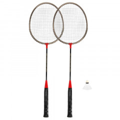 Spokey BADMNSET1 Sada na badminton - 2 rakety, košíček, obal