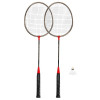 Badmintonová sada Spokey BADMNSET1:- skládá se ze dvou raket s vysokým napětím výpletu určených k dynamické a přesné hře, 1 míčku a obalu