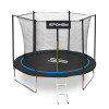 Trampolína 244 cm Spokey JUMPER: - díky použité vysoké bezpečnostní síti a bezpečnostním sloupkům chráněnými pěnou, poskytuje trampolína maximální úroveň bezpečnosti během zábavy, - má odolnou a vodotěsnou skákací plochu o ...