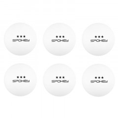Spokey SPECIAL Pingpongové míčky, 6 ks, bílé