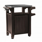 Grilovací stolek Keter UNITY 105L hnědý