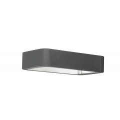 Svítidlo Nova Luce NED WALL GREY nástěnné, IP 54, 2x6 W