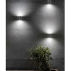 Svítidlo Nova Luce NERO R WALL GREY nástěnné, IP 54, GU10