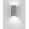 Svítidlo Nova Luce CADMO S WALL GREY 2 nástěnné, IP 65, 2x3 W