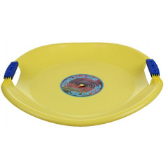 Sáňkovací talíř TORNÁDO SUPER PLASTKON 56 cm - žlutá