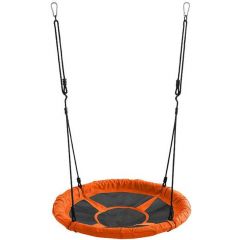 Zahradní houpačka SPARTAN FunRing 95 cm oranžová