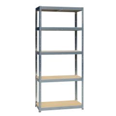 Kovový regál METALKAS RZP200 179x80x40 cm 5 polic MDF