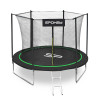 Trampolína 244 cm Spokey JUMPER: - díky použité vysoké bezpečnostní síti a bezpečnostním sloupkům chráněnými pěnou, poskytuje trampolína maximální úroveň bezpečnosti během zábavy, - má odolnou a vodotěsnou skákací plochu o ...