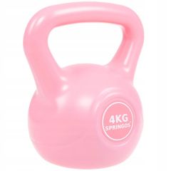 Kettlebell 4 kg ABS SPRINGOS růžový 