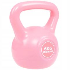 Kettlebell 6 kg ABS SPRINGOS růžový 