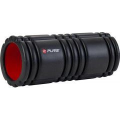Masážní válec Pure2Improve FOAM ROLLER 33 x 14,5 cm - černá