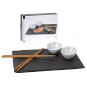 EXCELLENT Sushi set porcelán/břidlice/bambus sada 7ks KO-210000100