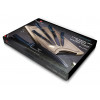 BERLINGERHAUS Sada nožů s nepřilnavým povrchem + prkénko 6 ks Aquamarine Metallic Line BH-2553