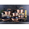 BERLINGERHAUS Pánev s mramorovým povrchem sada 3 ks Rosegold Metallic Line BH-1278