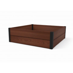 Vyvýšený záhon Keter Maple Square hnědý
