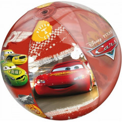 Nafukovací plážový míč MONDO CARS 50cm - červená