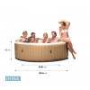 Vířivka Intex 28428 Purespa Bubble Massage HWS1100 (pro 6 os)