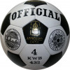 Fotbalový míč OFFICIAL SEDCO KWB32 Je fotbalový míč modelu SEDCO KWB32. Velikost 4. Kvalitní fotbalový míč,strojově šitý, který je určený pro střední soutěže a tréning. 