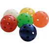 Florbalový míček: material PU, officiální rozměr a váha. Je určený pro rekreační hraní - např. ve školách.