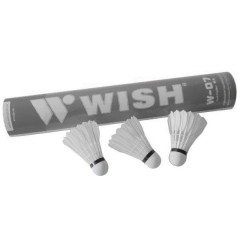 Míček badminton WISH -peří 805 - bílá