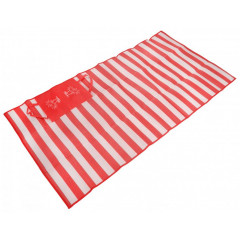 Skládací plážové lehátko SEDCO Plastic 180x90 cm - červená