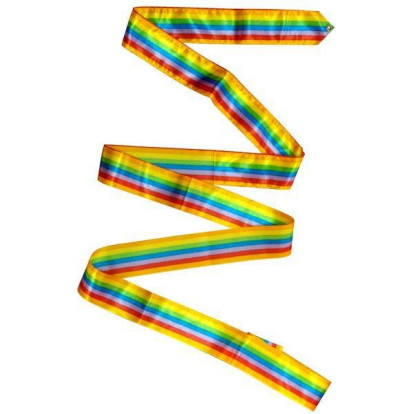 Gymnastická stuha 6 metrů - vícebarevná