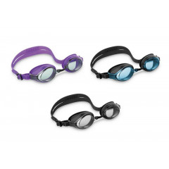 Plavecké brýle Racing Antifog Silicon - šedá/modrá