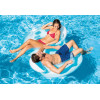 Kruh plavecký nafukovací INTEX 56800 Double 198x117 cm - modrá