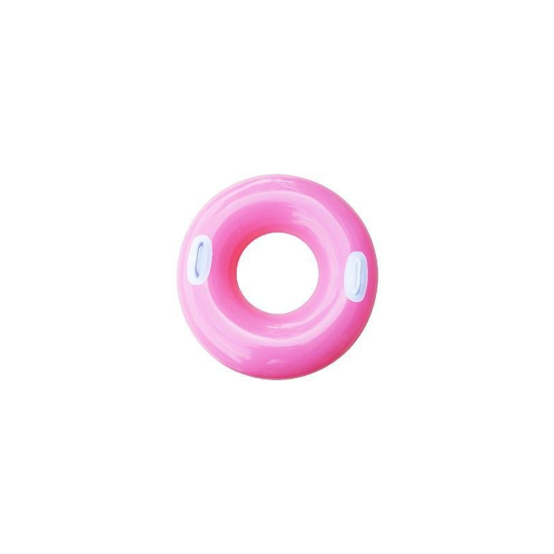 INTEX Kruh plavací s držadlem 76cm - růžová