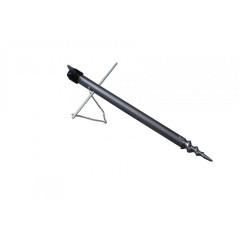 Držák na upevnění rybářského deštníku 38 cm - černá