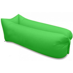 Nafukovací vak Sedco Sofair Pillow LAZY černý - zelená