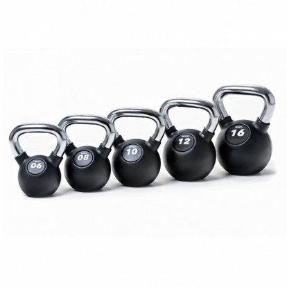 Kettlebell SEDCO RUBBER-CHROM PROFI - 6