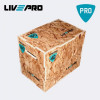 Plyometrická bedna dřevěná 3v1 LivePro LP8150