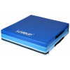 Žíněnka skládací třídílná LiveUp LS3254 180x60x4,5 cm - modrá