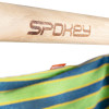 Spokey BENCH DELUXE Houpací síť/sedátko pro dva do 160 kg, zelené pruhy