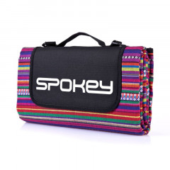 Spokey PICNIC TRIBE Pikniková deka s popruhem, 140 x 180 cm